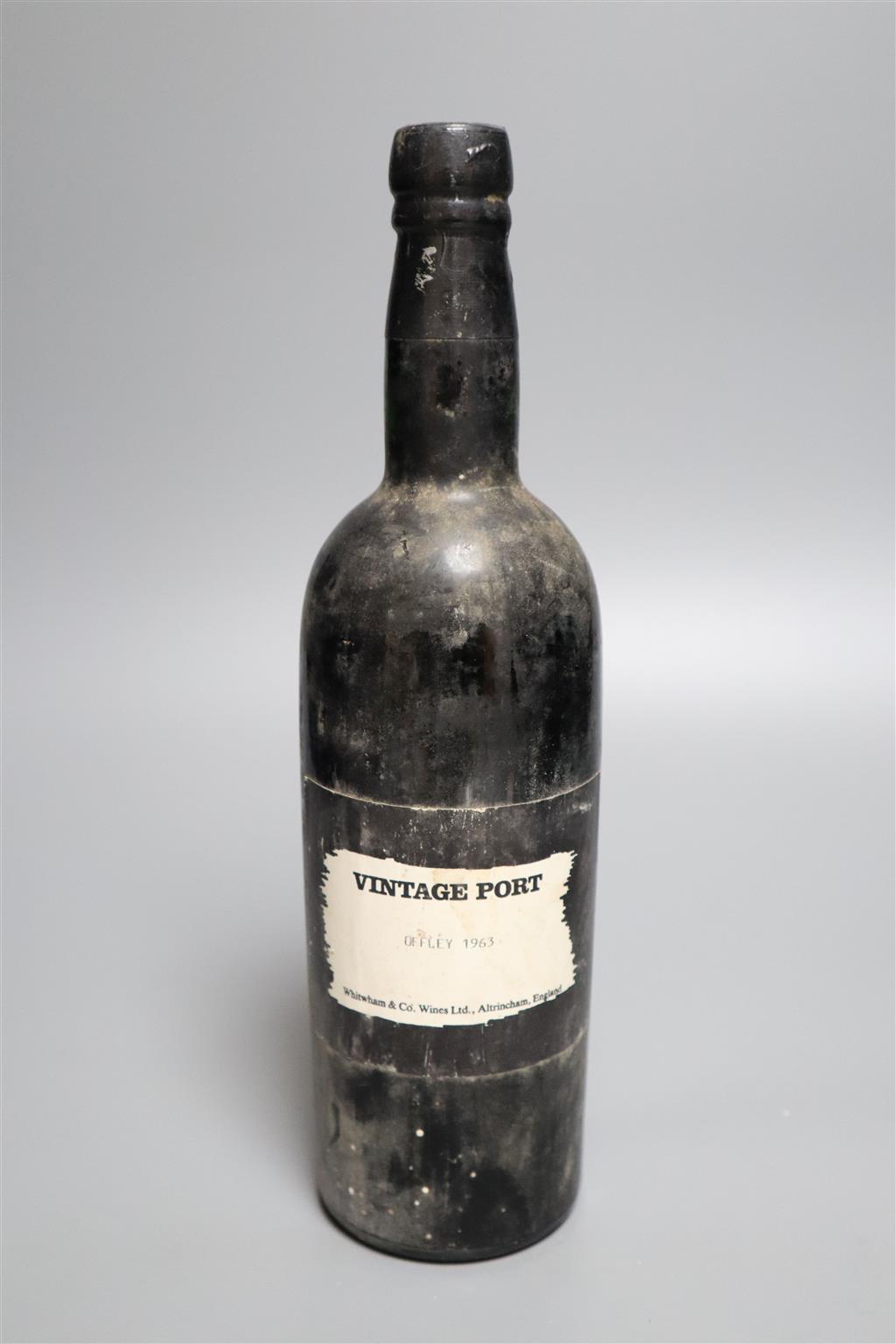 One bottle of 1963 Vintage Port
